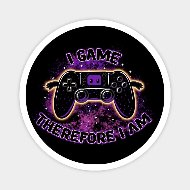 I game therefore I am Magnet by rmtees